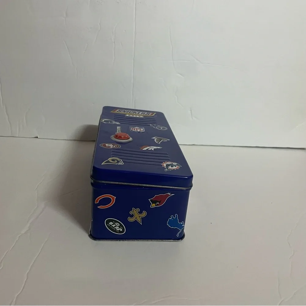 Snickers Blue NFL Tin Locker Box
